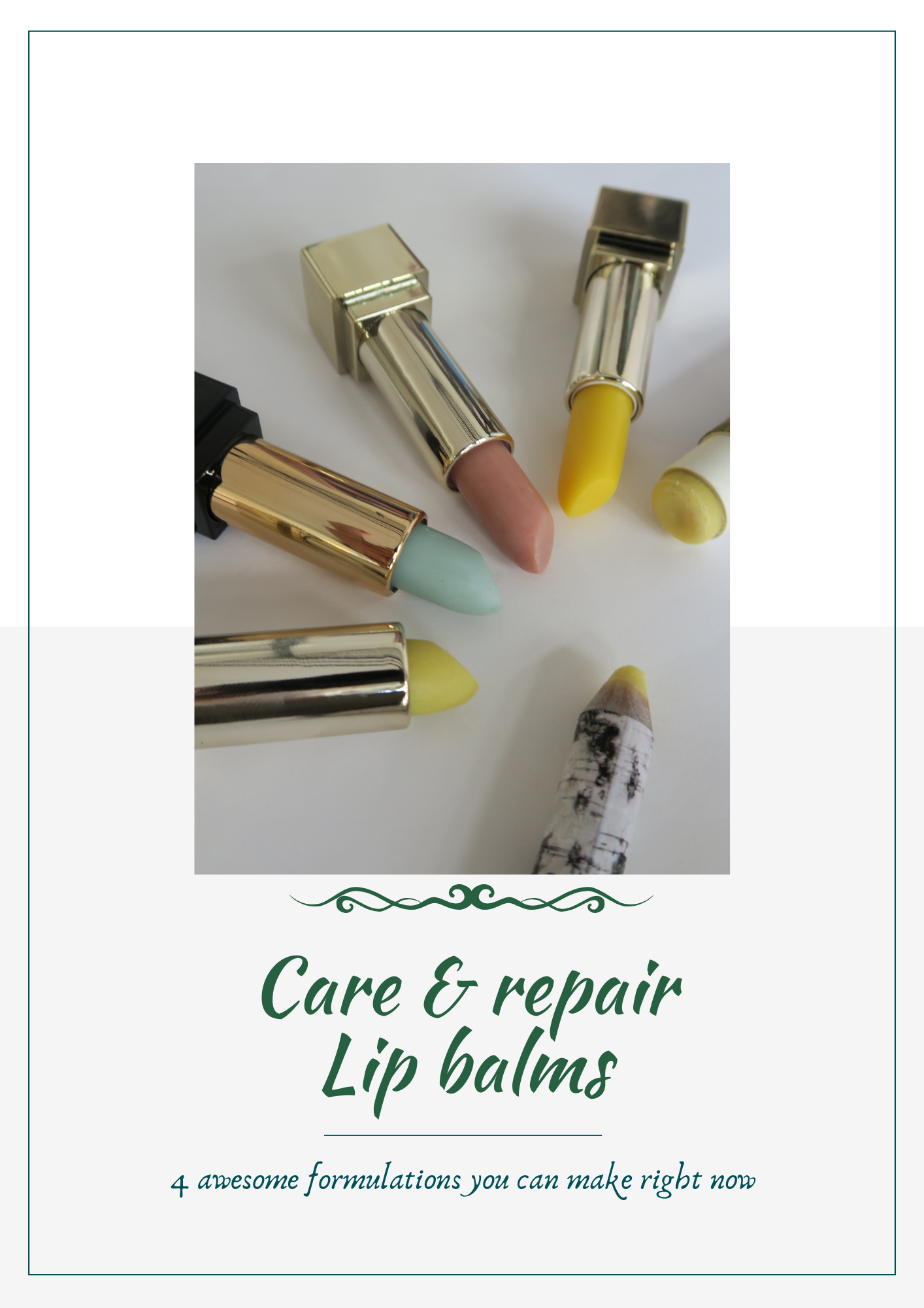 Care and repair lip balms